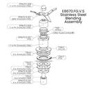 Eberbach E8670.FG.V.S Blending Assembly, engineered for efficient and consistent blending in laboratory applications with high durability and precision.
