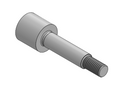 Eberbach 416 Stainless Steel Socket Head Drive Shaft, designed for high-strength, reliable operation in laboratory equipment requiring precise motion transfer.