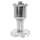 Eberbach 360 ml Stainless Steel Semi-Micro Blending Container with screw top lid, ideal for precise small-scale blending in laboratory environments.