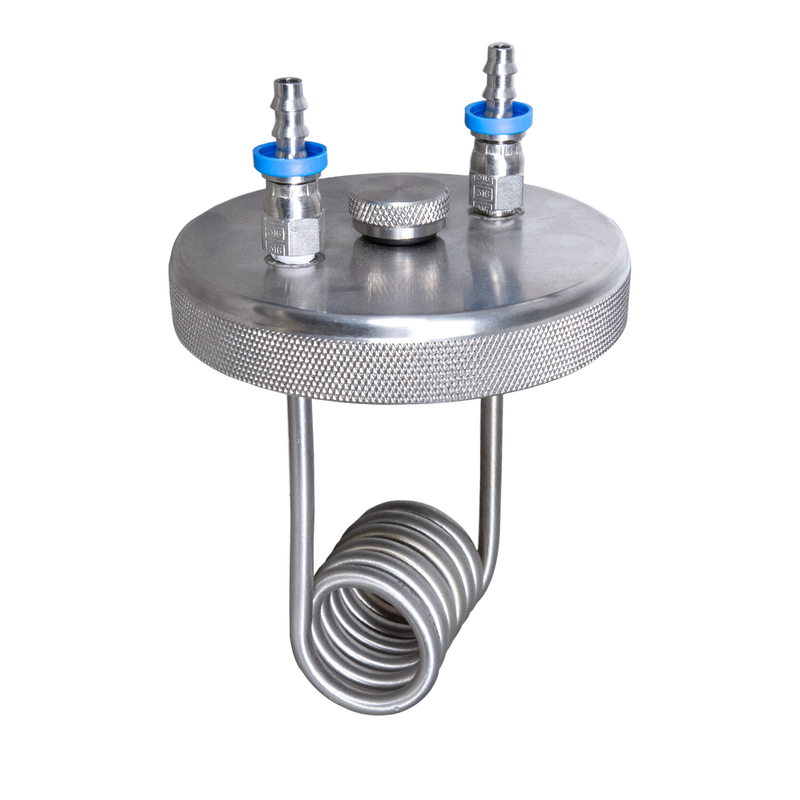 Cooling Coil with Screw Top Lid Assembly