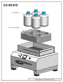 Large Orbital Shaker w/ Integrated Stainless Steel Pallet Jack Stand